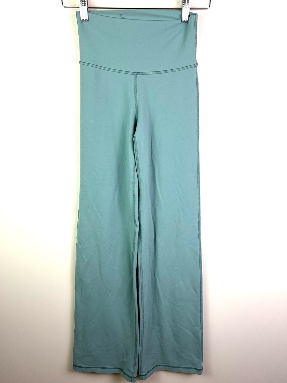 Aritzia Women's High-Waist Wide Leg Pants - Green size XS